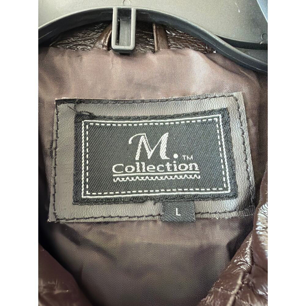 M Collection Brown Supple Patchwork Genuine Leath… - image 4